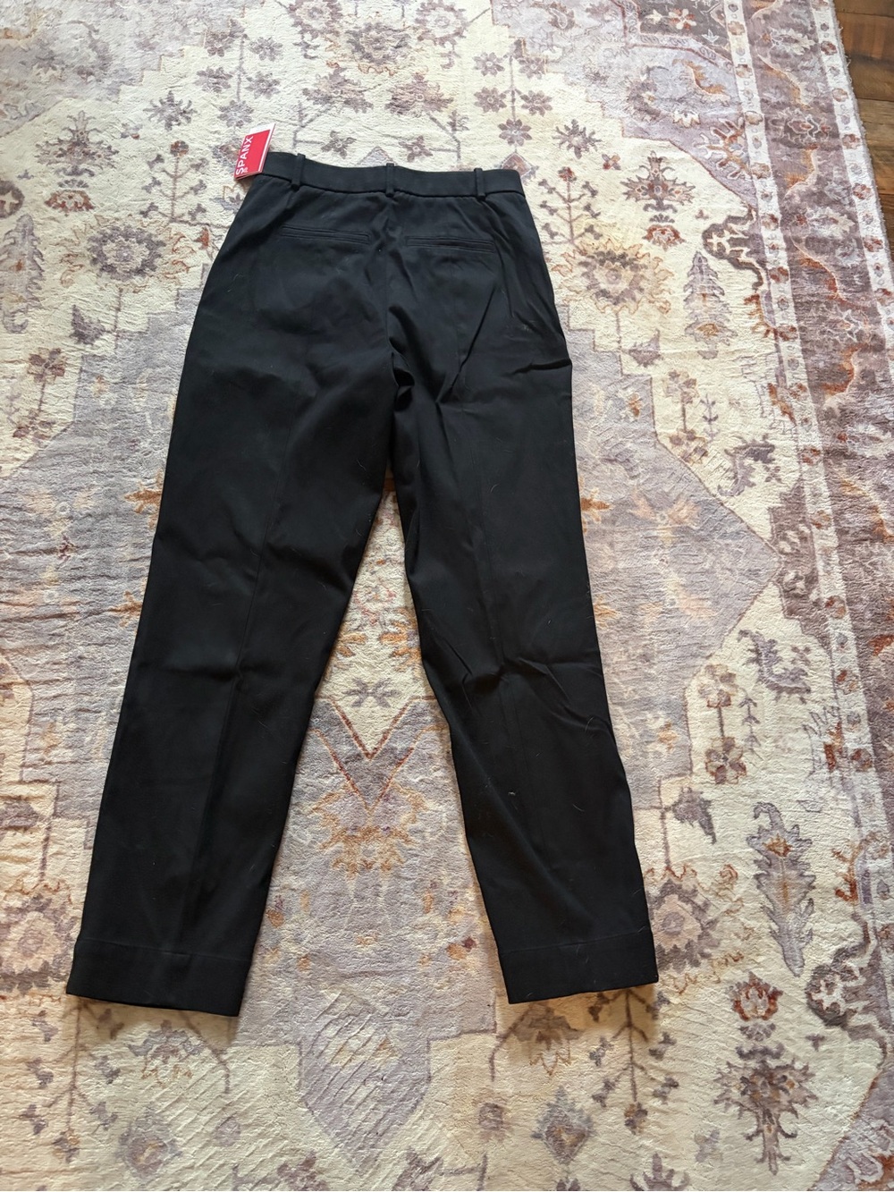 SPANX Black Straight-Leg work pants